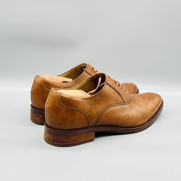 Cole Haan Shoes Mens 11 Brown Leather Derby Oxford Dress Almond Toe Lace Up main image 4